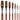 Fuumuui Kolinsky Zobelhaar Aquarellpinsel-Set, Größen 18, 14, 10, 6, 2, ideal für professionelle Künstler & Anfänger.