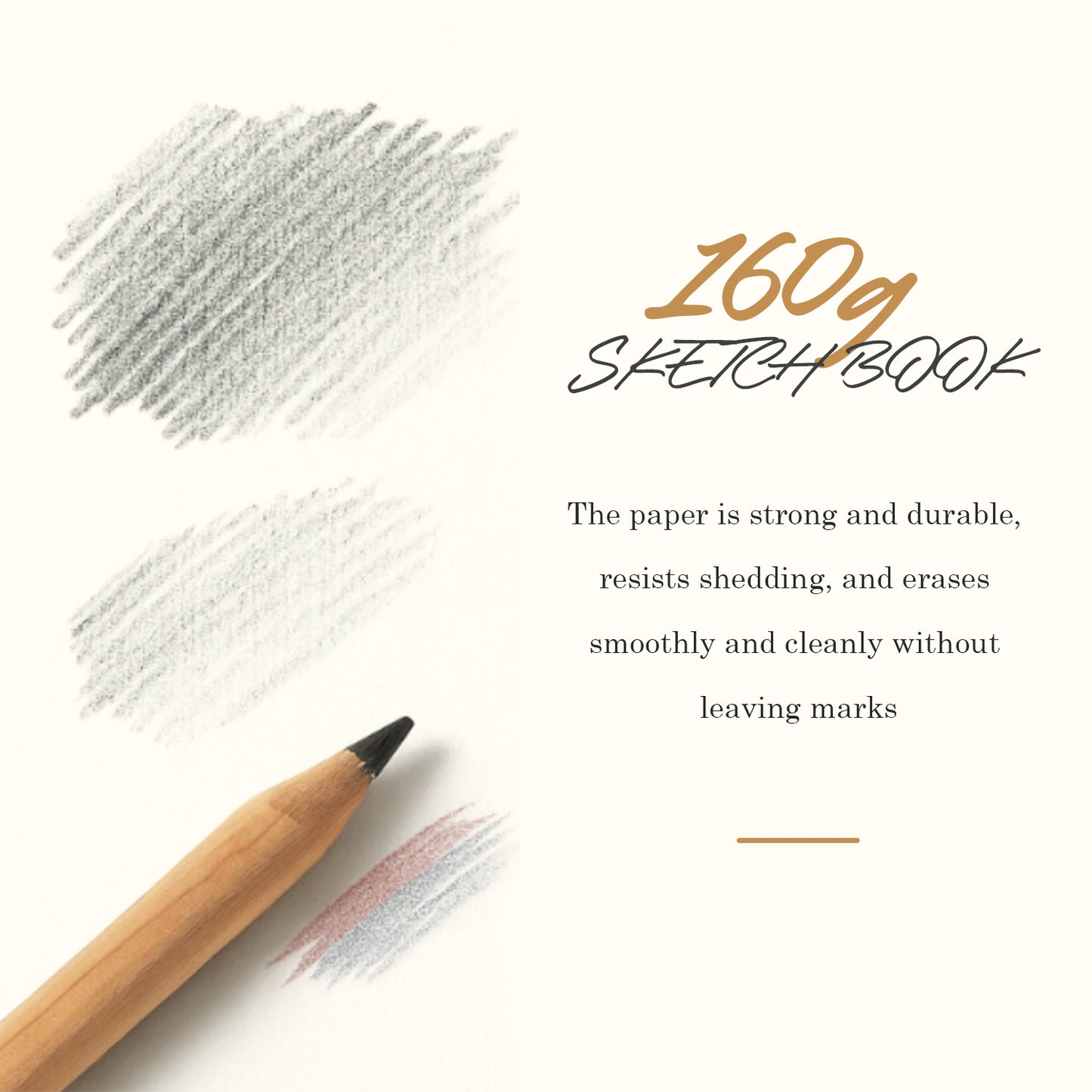 FUUMUUI A4 Spiral Sketchbook – 180° Lay-Flat, Acid-Free Paper for Graphite, Charcoal, Colored & Watercolor Pencils