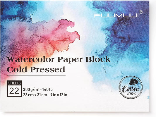 Fuumuui 100% Cotton Watercolor Paper