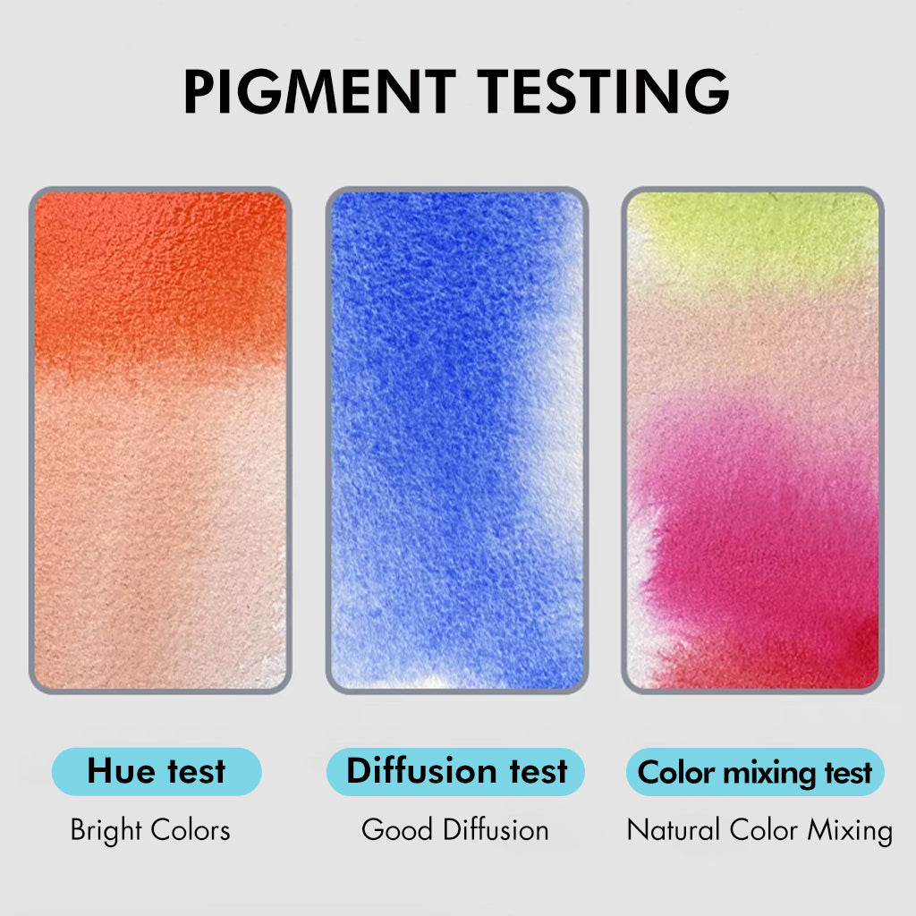 Fuumuui 24-Color Watercolor Paint Set