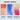 Fuumuui 24-Color Watercolor Paint Set pigment testing showcasing bright color hue, good diffusion, and natural color mixing.