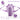 Fuumuui purple nonwoven tote bag with a secure snap fastening and tough carrying straps for versatile daily storage.