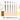Fuumuui 6-Piece Badger Hair Dome Round Brush Set, displaying all six professional artist brushes from size 6 to 22, alongside a detailed size chart with overall length, hair length, and hair width measurements.