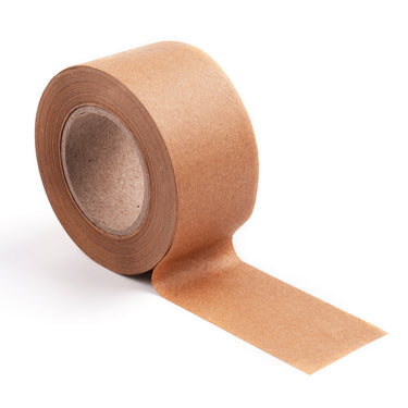 Fuumuui 45mm x 30m watercolor stretching tape roll, kraft water-activated paper for art supplies.
