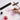Fournitures d'art Fuumuui : Une main utilise un pinceau de calligraphie en poils d'animaux fait à la main FUUMUUI pour peindre des fleurs à l'aquarelle, avec un autre pinceau FUUMUUI avec un capuchon magnétique, une boîte cadeau et des fournitures d'art traditionnelles visibles.