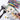 Fuumuui Multi-Head Nylon Comb Brush creating textures on a watercolor cat painting, alongside Fuumuui Art Supplies.
