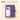 Size comparison of Fuumuui 36-color watercolor travel sketchbook purple large with a smartphone.