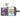 Fuumuui purple large watercolor travel sketchbook set with 36 color paint palette grid and binder.