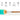 Professional Natural Bristle Fan Oil Paint Brush with a long wooden handle for oil and acrylic paint. Fuumuui Art fan brush for professional artists and beginners, showing flexible bristles creating a teal paint stroke.