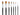 Fuumuui Professional Kolinsky Sable Watercolor Brush set. 7 natural hair brushes featuring cat's tongue, flat, and round shapes in sizes 0, 4, 8, 12, and 16. High-quality detail brush for professional artists.