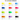Watercolor paint set swatches of 12 unique shades: Lemon Yellow, Cadmium Yellow, Cobalt Blue, Prussian Blue, Scarlet, Rose Red, Leaf Green, Viridian, Ochre, Burnt Umber, Purple, and Payne’s Gray professional pigment.