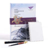 Fuumuui × John Kimbley-Henry ACEO watercolor paper box set with stamp edge cards and travel brush.
