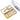 Fuumuui 12 Half Pan Burlywood Watercolor Palette Box – Empty Travel Set with Mixing Lid & Dual-Tip Brush