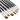 Fuumuui 8pcs Professional Sable Watercolor Brushes set with black handles, silver ferrules, and natural brown bristles in assorted shapes and sizes.
