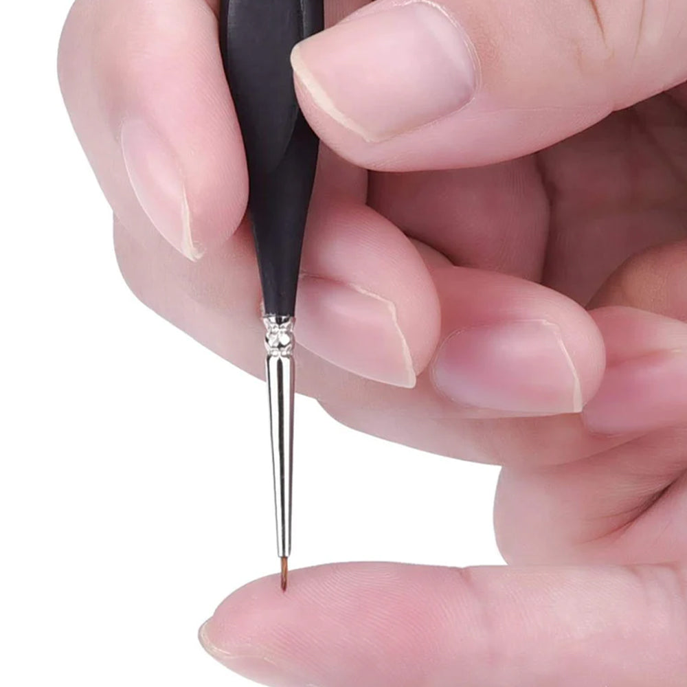 Fuumuui 10pcs Professional Nylon Detail Brushes