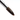 Fuumuui professional sable watercolor brush tip wet with a clear drop of water.