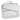 Fuumuui portable watercolor palette, white plastic, open to reveal 14 wells and two large mixing areas, 320x158x30mm.
