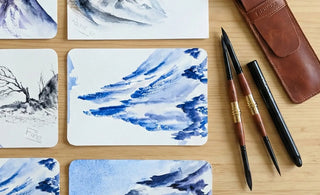 Artist Review: Fuumuui 3pcs Dual-Tip Travel Brush Set