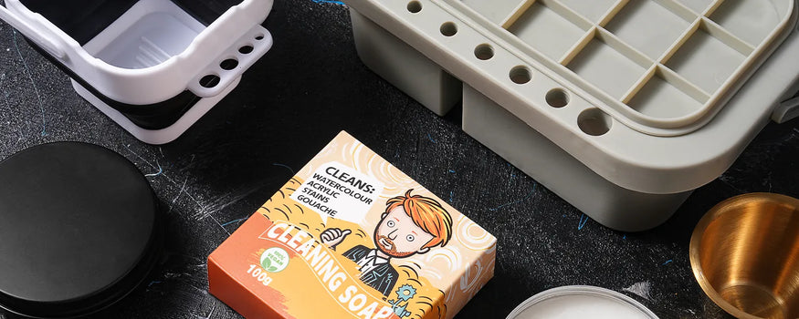 Savon de nettoyage pour pinceaux et autres outils de nettoyage