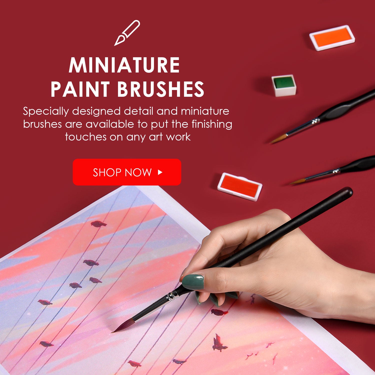 MINIATURE BRUSH SET