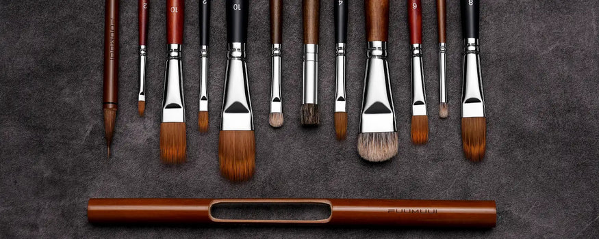 Nouvelle collection, derniers pinceaux d'art, peintures et essentiels de papier