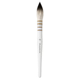 Fuumuui Professional Watercolor Brush size 12 with white handle
