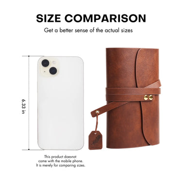 Fuumuui Handcrafted Tie-Wrap Design  Watercolor Loose-Leaf Sketchbook for Travel, Outdoor Painting