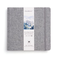 Fuumuui Watercolor Book – 7.6×7.6" Cold-Press 100% Cotton