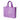 Fuumuui purple nonwoven tote bag featuring a snap closure and reinforced handles for organizing art supplies.