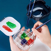 Fuumuui multifunctional foldable brush washing bucket