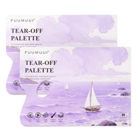 Fuumuui Disposable Paint Palette Paper Paint Pad, 9"x12", 30 Sheets, Acrylic & Oil Paint Paper