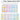 24-color opaque semi-solid watercolor paint set swatch chart showing dreamy macaron shades.