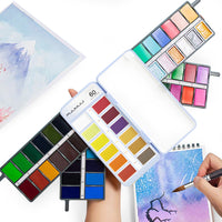 Fuumuui 60-Color Watercolor Paint Set