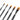 FUUMUUI 5-Piece Dual-Layer Synthetic Filbert Grainer Brush Set for Watercolor & Acrylic