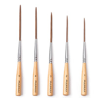 Fuumuui 3pcs/5pcs Long Liner Brush Set with PVC Bag