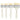 Set of 4 Fuumuui Natural Bristle Angled Brushes in sizes 40, 50, 60, and 80. Professional oil paint brush and acrylic paint brush set with long white handles, ideal for backgrounds and large-scale painting.