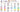 Professional 36 color palette chart for Fuumuui watercolor travel sketchbook purple large set.