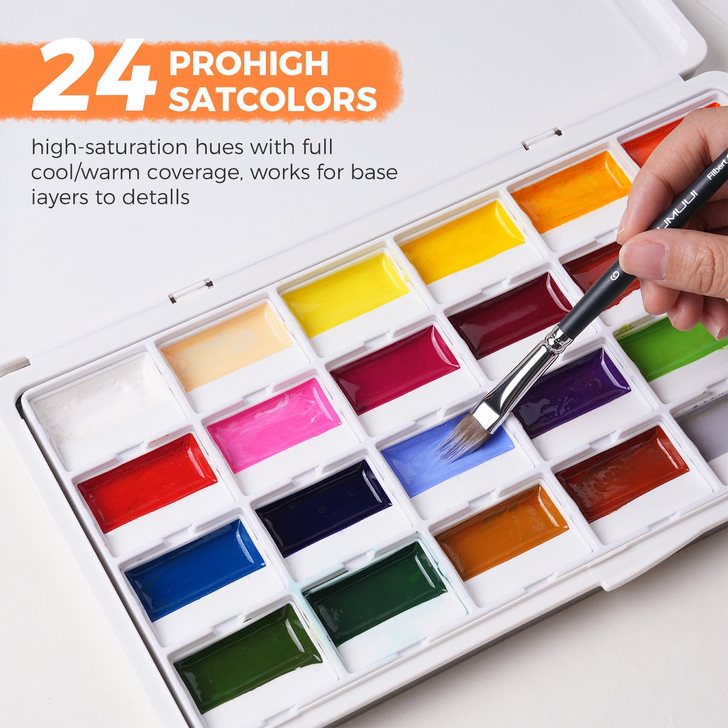 KUM- Watercolour Paintbrush, Multicolore, 5144911 KUM- Watercolour Paintbrush, Multicolore, 5144911