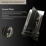 Le fil chauffant à ondes de qualité supérieure du souffleur d'art à double mode Fuumuui et du petit sèche-cheveux de voyage, conçu pour une distribution de chaleur instantanée et uniforme, un chauffage plus rapide et un arrêt de sécurité automatique.