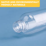 Primo piano di un flacone spray senza pressione Fuumuui, che mostra la sua costruzione in plastica trasparente, nativa ed ecologica, ideale per i materiali artistici Fuumuui.