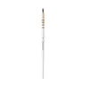 Fuumuui professional watercolor brush, size 4, with white handle and gold ferrule