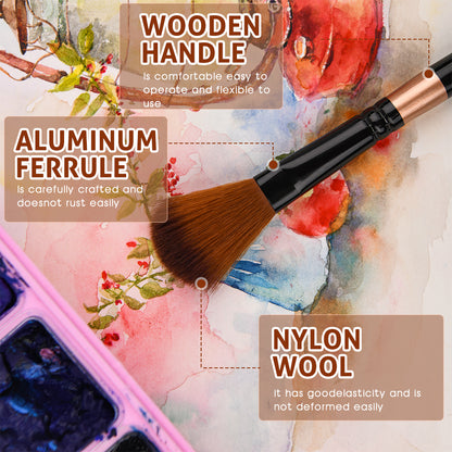 Fuumuui Professional Watercolor Brushes