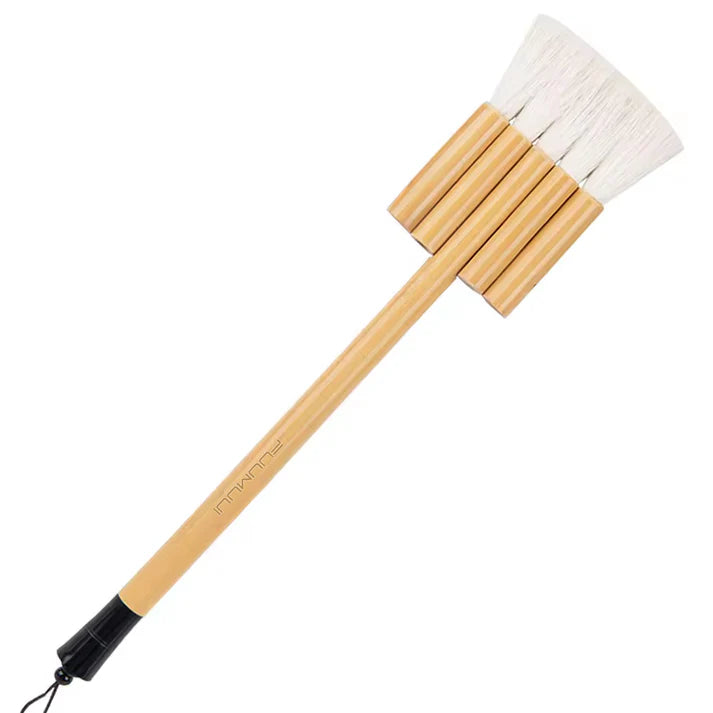 Fuumuui 3pcs Flat Goat Hair Brushes