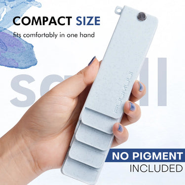 Palette rotative en plastique portable Fuumuui avec 28 emplacements pour pigments