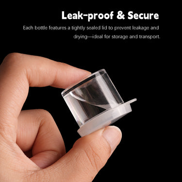 Mini-pot de peinture étanche Fuumuui Art Supplies avec couvercle hermétiquement fermé, idéal pour le stockage et le transport de peintures aquarelle, acrylique et gouache.