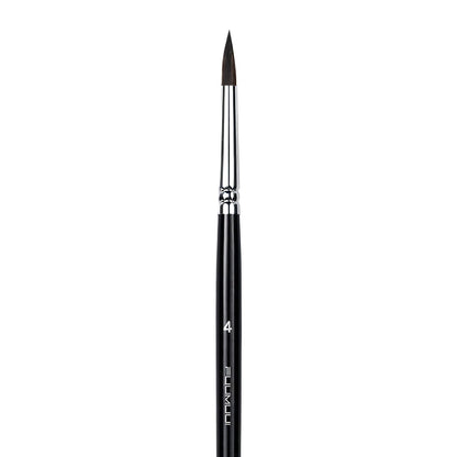 Fuumuui 6pcs Professional Squirrel  Watercolor Brushes
