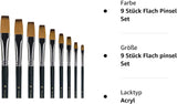 FUUMUUI Artist Paint Brush Set