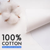 Fuumuui 100% Baumwolle Aquarellblockpapier, naturweiß und säurefrei, gezeigt mit rohen Baumwollkapseln für hochwertigen Kunstbedarf.