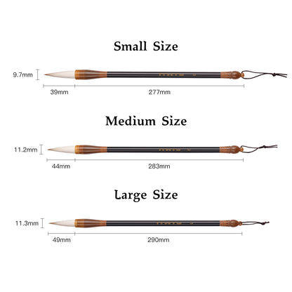 Fuumuui professional calligraphy brush for watercolor, ink painting