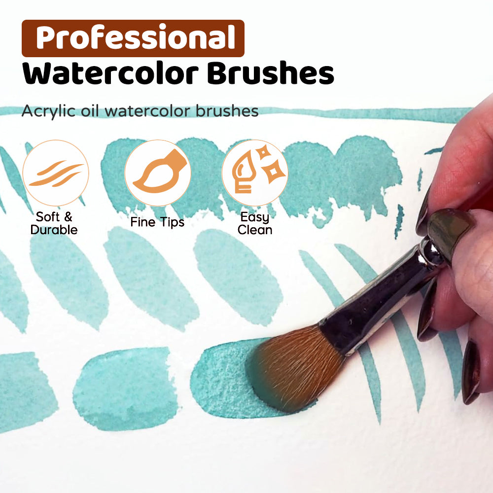 Fuumuui Professional Watercolor Brushes